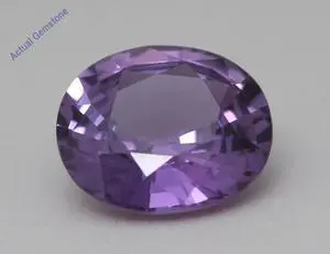 Trilliant Natural Mined Loose Sapphire (2.09 Ct,Pink-purple(Heat-Treated) Color,VS2 Clarity) GIA Certified