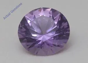 Round Cut Natural Mined Loose Sapphire (1 Ct,Purple(Possibly Heated) Color,VS2 Clarity)