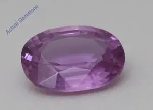 Round Cut Natural Mined Loose Sapphire (1.01 Ct,Pink(Possibly Heated) Color,SI2 Clarity)