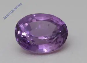 Oval Cut Natural Mined Loose Sapphire (1.01 Ct,Purple Pink(Possibly Heated) Color,VS2 Clarity)