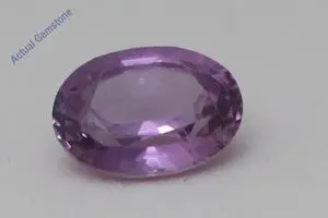 Oval Cut Natural Mined Loose Sapphire (1.01 Ct,Pink(Possibly Heated) Color,VS2 Clarity)
