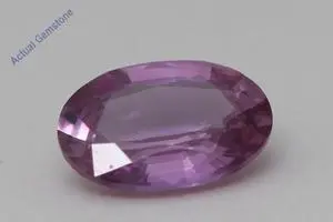 Square Emerald Cut Natural Mined Loose Sapphire (1.04 Ct,Purple(Possibly Heated) Color,SI3 Clarity)