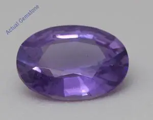 Oval Cut Natural Mined Loose Sapphire (1.08 Ct,Pink Purple(Possibly Heated) Color,VS2 Clarity)