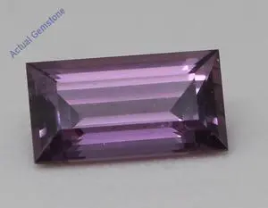 Emerald Cut Natural Mined Loose Sapphire (1.16 Ct,Purple Pink(Possibly Heated) Color,VS2 Clarity)