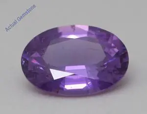 Oval Cut Natural Mined Loose Sapphire (1.16 Ct,Purple(Possibly Heated) Color,VS2 Clarity)
