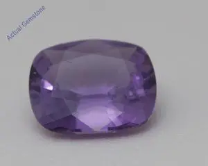 Cushion Cut Natural Mined Loose Sapphire (1.36 Ct,Purple(Possibly Heated) Color,VS2 Clarity)