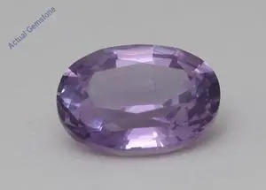 Oval Cut Natural Mined Loose Sapphire (1.36 Ct,Purple(Possibly Heated) Color,VS2 Clarity)