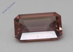 Emerald Cut Natural Mined Loose Sapphire (1.4 Ct,Pink(Possibly Heated) Color,VS2 Clarity)