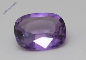 Cushion Cut Natural Mined Loose Sapphire (1.89 Ct,Purple(Possibly Heated) Color,SI1 Clarity)
