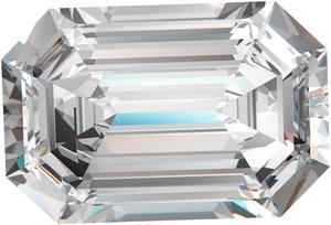 Emerald Cut Loose Diamond (0.74 Ct, f, VS1) WGI Certified