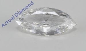 Marquise Cut Loose Diamond (0.63 Ct, G Color, I1 Clarity)