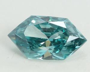 Marquise Duchess Cut Loose Diamond (0.48 Ct, Sky Blue(Irradiated) Color, VS1 Clarity)