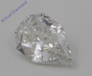 Pear Empress Cut Loose Diamond (0.74 Ct, F Color, i1 Clarity) IGL Certified