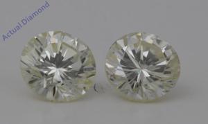 A Pair of Round Cut Loose Diamonds (1.41 Ct,L Color,VS2 Clarity)