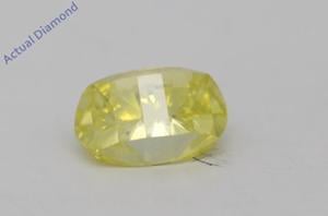 Oval Millennial Sunrise (Limited Edition) Cut Loose Diamond 0.65 Ct,Yellow Irradiated Color,VS Clarity