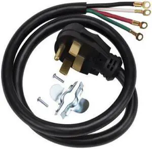 GE WX09X10037 Range 4 Wire Power Cord 50 AMP GE WX09X10037 Range 4 Wire Power Cord 50 AMP