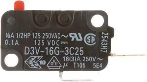 GE WB24X829 Microwave Secondary Door Switch (OEM)