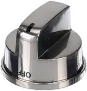 LG EBZ37189609 Stainless Steel Burner Knob
