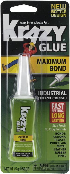 Krazy Glue(R) Maximum Bond Industrial Formula-15G