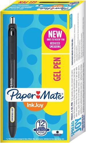 Paper Mate Pen,Inkjoy,Gel,0.5,Os,Bk 1951720