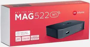 NEW 2022 Model MAG522W1 by INFOMIR MAG 522 W1 IPTV Set-Top-Box Built in wifi
