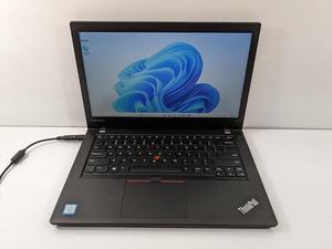 Lenovo ThinkPad T470 14" Intel Core i5-6300U 16GB RAM 25 GB SSD WebCam Win 11 Pro with Free LIXSUNTEK® Ethernet Cable Grade A Refurbished