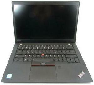 Refur Lenovo ThinkPad T470s 14" FHD 1080P Intel Core i5-6300U 8GB RAM 256GB M.2 SSD Win 11 Pro WebCam HDMI with Free LIXSUNTEK® Ethernet Cable