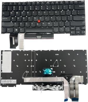 LIXSUNTEK Replacement US Keyboard for Lenovo ThinkPad T490S T495S T14S P1 X1 Extreme Gen1 Gen2 Laptop No Frame (NO Backlight)  SN20R66042 02HM208 02HM280