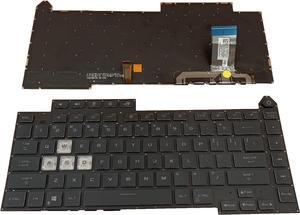 LIXSUNTEK Replacement Keyboards G513 US Version Backlit Laptop Keyboard for ASUS ROG Strix G15 G513Q G513QM G513QY GL543 0KBR0-4810US00 4812US00 4814US00