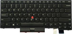 LIXSUNTEK Replacement US Layout Keyboard for Lenovo ThinkPad T470 T480 Laptop No Backlight Non backlit (Not Fit T470s T470p T480s T480p)