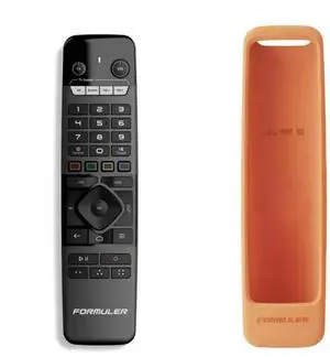 Formuler Smart Programmable Remote with Orange Cover for Z11 PRO, Z11 PRO MAX, Z10/ Z10 PRO/ Z10 PRO MAX/ Z8 / Z Alpha / Z7+5g / ZX5g / Z7+ / ZX/Z+ / Z Nano Dreamlinks (GTV-IR1)