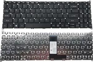 LIXSUNTEK Keyboard replacement for Acer Aspire 5 A515-43 A515-52 A515-53 A515-54 A515-55, Aspire A315-22 A315-34 A315-42 A315-54 A315-55 A315-56, Swift 3 SF315-52 SF315-52G Black Frameless