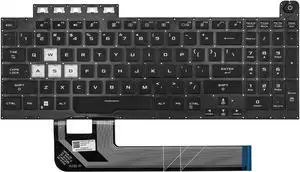 LIXSUNTEK Laptop Replacement US Backlight Keyboard for Asus TUF Gaming A15 FX506 FA506 FA556 TUF506.TUF A17 FA706.TUF Gaming F17 FX706LI FX706 FX706L FA706U FX706U FA706 661VUS00