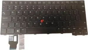 LIXSUNTEK Laptop Keyboard for Lenovo Thinkpad L14 Gen 3/4 T14 Gen3 / 4 P14s Gen3/4 English US Without Backlit Black New