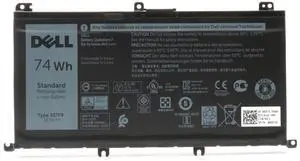 New Genuine 357F9 Battery for Dell Inspiron 7000 Dump 15 7566 7567 7557 7559 I7559 5576 5577 INS15PD-1548B 1548R 1748B 1748R 2548R 2548B 2748R Gaming Laptop 0GFJ6 71JF4 11.1V 74Wh