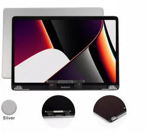 LIXSUNTEK new Screen Replacement for MacBook Air Retina A1932 2019 Year / A2179 2020 Year EMC 3302 EMC 3184 MVFH2 MVFJ2 MWTJ2 MWH22 LCD Display Screen Full Assembly (Silver)