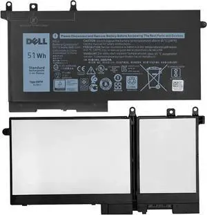New 51Wh 93FTF Laptop Battery for Dell Latitude 5280 5480 5580 5590 5490 5288 5290 5488 E5280 E5480 E5580 E5490 E5590 E5290 Precision 15 3520 3530 Series D4CMT 4YFVG 83XPC 083XPC