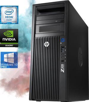 HP Z420 Workstation Desktop PC, Xeon E5-2650 Upto 3.4GHz, 16GB RAM, 1TB SSD, Quadro K2000 2GB, DisplayPort, HDMI, Wi-Fi, Bluetooth, Windows 10 Pro