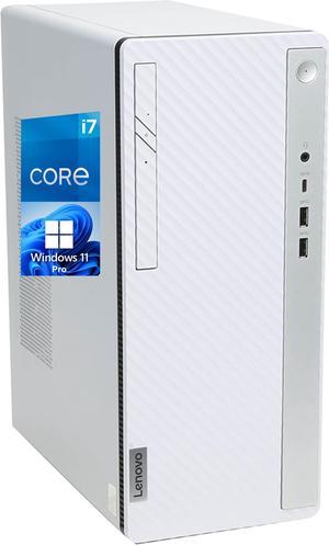 Lenovo IdeaCentre 5 Desktop Computer, Intel i7-12700K, 32GB RAM, 1TB NVMe SSD, HDMI, VGA, DVDRW, Wi-Fi, Bluetooth, USB C, Windows 11 Pro