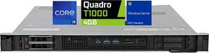 Dell Precision R3930 Rack, Intel Core i9-9900K, 128GB RAM, 2X 2TB NVMe SSD, Nvidia Quadro T1000 4GB, USB Type-C, Windows Server 2022, Workstation PC
