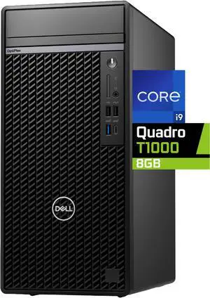 Dell Optiplex 7020 PLUS Tower Computer, Intel Core i9-13900, 128GB RAM, 2TB NVMe SSD, NVIDIA QUADRO T1000 8GB, 6-Monitor Support, DP, HDMI, USB-C 20 Gbps, WiFi, BT, Windows 11 Pro, Desktop