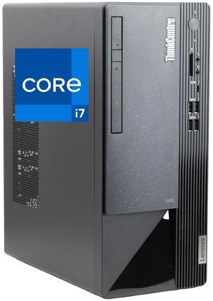 Lenovo ThinkCentre Neo 50T Gen 4 Tower Computer - Intel Core i7-12700K, 16GB Ram, 1TB NVMe SSD, DisplayPort, HDMI, VGA, DVD-RW, USB Type-C, SD Card Reader, AC Wi-Fi, Bluetooth - Windows 11 Pro Lenovo ThinkCentre Neo 50T Gen 4 Tower Computer - Intel Core i7-12700K, 16GB Ram, 1TB NVMe SSD, DisplayPort, HDMI, VGA, DVD-RW, USB Type-C, SD Card Reader, AC Wi-Fi, Bluetooth - Windows 11 Pro