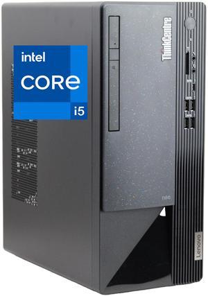 Lenovo ThinkCentre Neo 50T Gen 4 Tower Computer - Intel Core i5-12400, 16GB Ram, 512GB NVMe SSD, DisplayPort, HDMI, VGA, DVD-RW, USB Type-C, SD Card Reader, AC Wi-Fi, Bluetooth - Windows 11 Pro Lenovo ThinkCentre Neo 50T Gen 4 Tower Computer - Intel Core i5-12400, 16GB Ram, 512GB NVMe SSD, DisplayPort, HDMI, VGA, DVD-RW, USB Type-C, SD Card Reader, AC Wi-Fi, Bluetooth - Windows 11 Pro