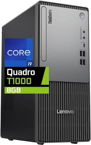 Lenovo ThinkCentre Neo 50T Gen 5 Tower Computer - Intel i9-12900K, 64GB Ram, 2TB NVMe SSD, Nvidia Quadro T1000 8GB, HDMI, VGA, USB-C, Card Reader, Wi-Fi, BT, Windows 11 Pro