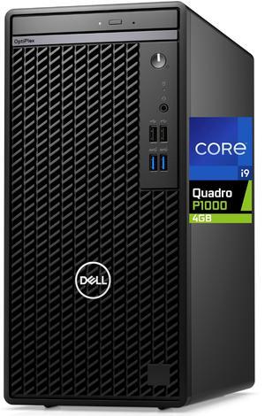 Dell Optiplex 7010 Tower Computer - Intel Core i9-12900KF, 32GB RAM, 1TB NVMe SSD, Nvidia Quadro P1000 4GB, USB C, DisplayPort, HDMI, DVDRW, Wi-Fi, BT, Windows 11 Pro, 7000 Desktop