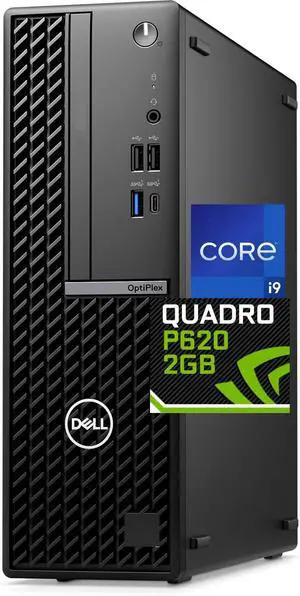 Dell OptiPlex 7020 Desktop SFF, Intel Core i9-12900KF, 32GB RAM, 1TB NVMe SSD,Nvidia Quadro P620 2GB,Type-C, WiFi 6e, BT, DisplayPort, HDMI, 7000 Business Computer, Windows 11 Pro, Black