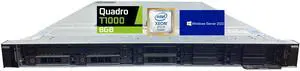 Dell PowerEdge R640 Rack Server | Intel Xeon Gold 6142, 128GB RAM, 4x 4TB NVMe SSD, Nvidia Quadro T1000 8GB, USB 3.0, Windows Server 2022, High-Performance PC Workstation