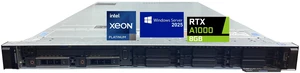 Dell PowerEdge R640 Rack Server | Dual Intel Xeon Platinum 8260 (48 Cores Total), 512GB RAM, 4x 4TB 2.5" SSD, Raid 5, Nvidia RTX A1000 8GB, Windows Server 2025, High-Performance PC Workstation Dell PowerEdge R640 Rack Server | Dual Intel Xeon Platinum 8260 (48 Cores Total), 512GB RAM, 4x 4TB 2.5" SSD, Raid 5, Nvidia RTX A1000 8GB, Windows Server 2025, High-Performance PC Workstation