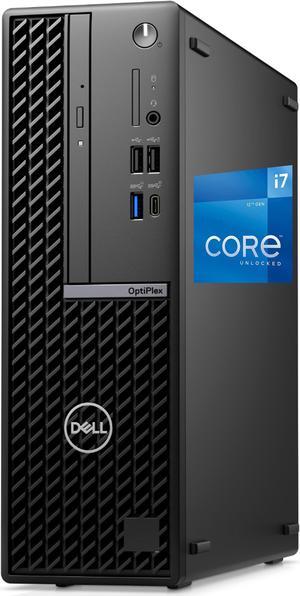 Dell OptiPlex 7010 SFF Plus Desktop PC, Intel Core i7-13700, 64GB RAM, 2TB NVMe SSD, USB TYpe-C, DisplayPort, Wifi, Bluetooth, Windows 11 Pro, Black