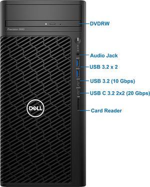 Dell Precision 3660 Desktop Computer  Intel i7-13700 16-Core, 128GB RAM, 4TB NVMe SSD, DVD, Nvidia Quadro T1000 8GB, HDMI, AC Wi-Fi, Bluetooth - Windows 11 Pro